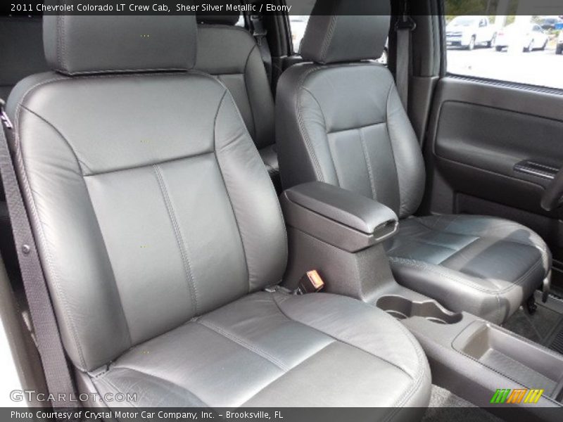 Sheer Silver Metallic / Ebony 2011 Chevrolet Colorado LT Crew Cab