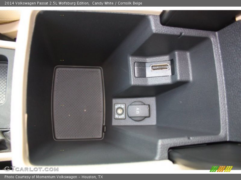 Candy White / Cornsilk Beige 2014 Volkswagen Passat 2.5L Wolfsburg Edition