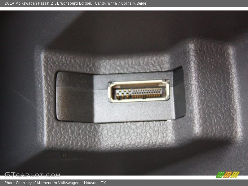 Candy White / Cornsilk Beige 2014 Volkswagen Passat 2.5L Wolfsburg Edition