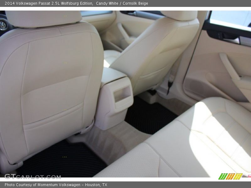 Candy White / Cornsilk Beige 2014 Volkswagen Passat 2.5L Wolfsburg Edition