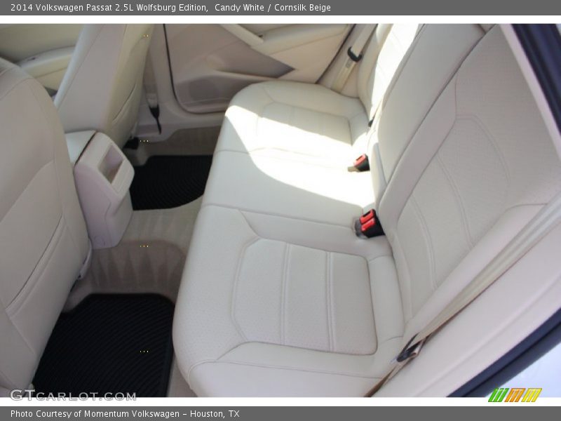 Candy White / Cornsilk Beige 2014 Volkswagen Passat 2.5L Wolfsburg Edition