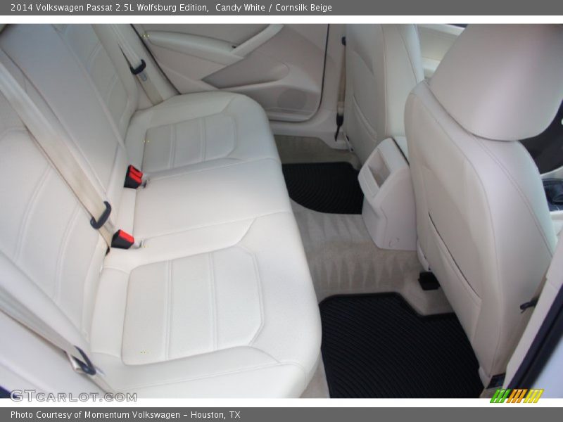 Candy White / Cornsilk Beige 2014 Volkswagen Passat 2.5L Wolfsburg Edition