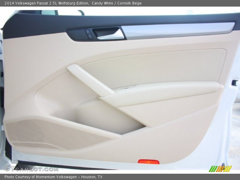 Candy White / Cornsilk Beige 2014 Volkswagen Passat 2.5L Wolfsburg Edition