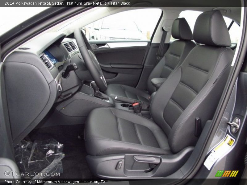 Platinum Gray Metallic / Titan Black 2014 Volkswagen Jetta SE Sedan