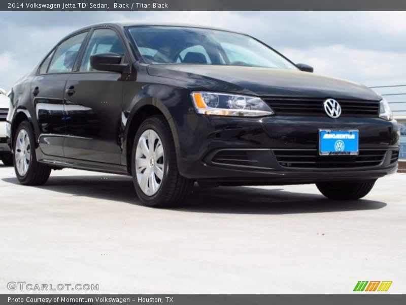 Black / Titan Black 2014 Volkswagen Jetta TDI Sedan