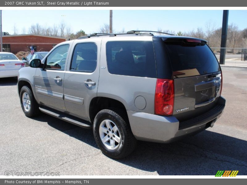 Steel Gray Metallic / Light Titanium 2007 GMC Yukon SLT