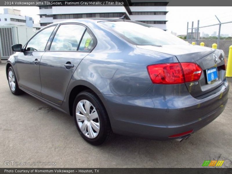 Platinum Gray Metallic / Titan Black 2014 Volkswagen Jetta TDI Sedan