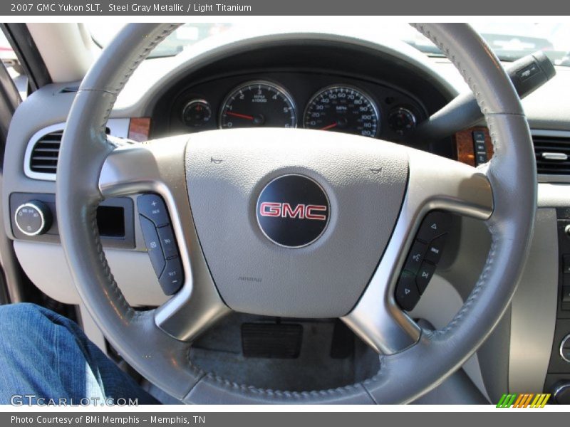 Steel Gray Metallic / Light Titanium 2007 GMC Yukon SLT