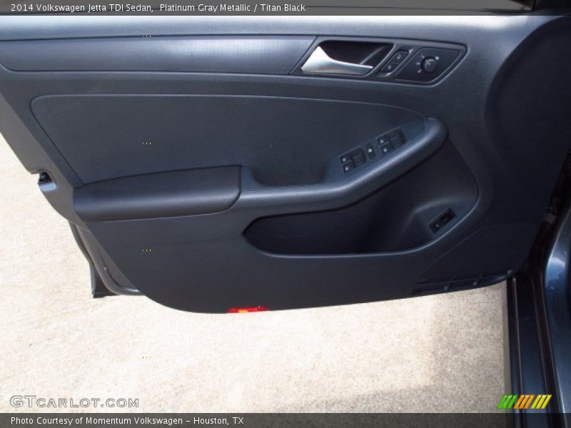 Platinum Gray Metallic / Titan Black 2014 Volkswagen Jetta TDI Sedan