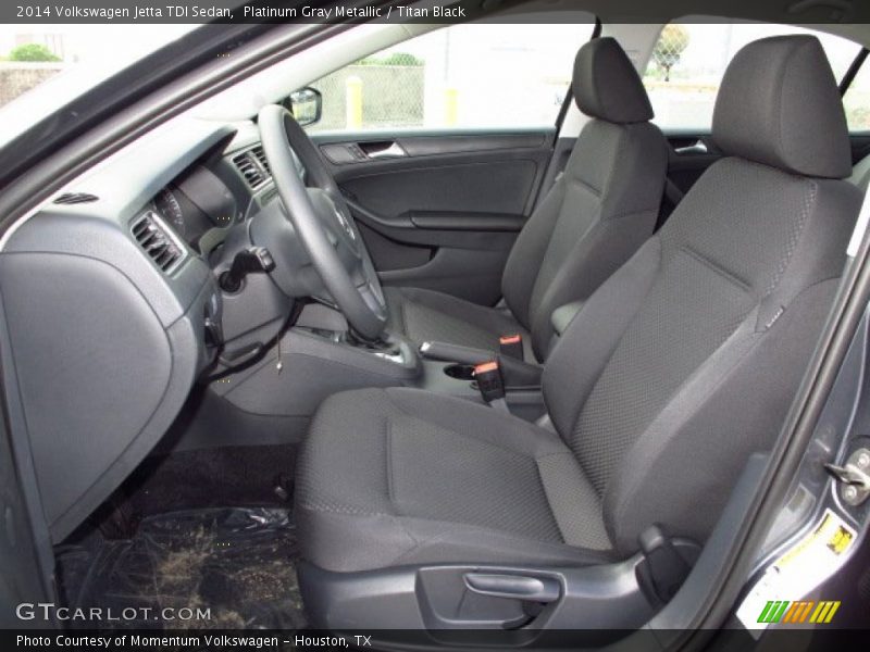 Platinum Gray Metallic / Titan Black 2014 Volkswagen Jetta TDI Sedan