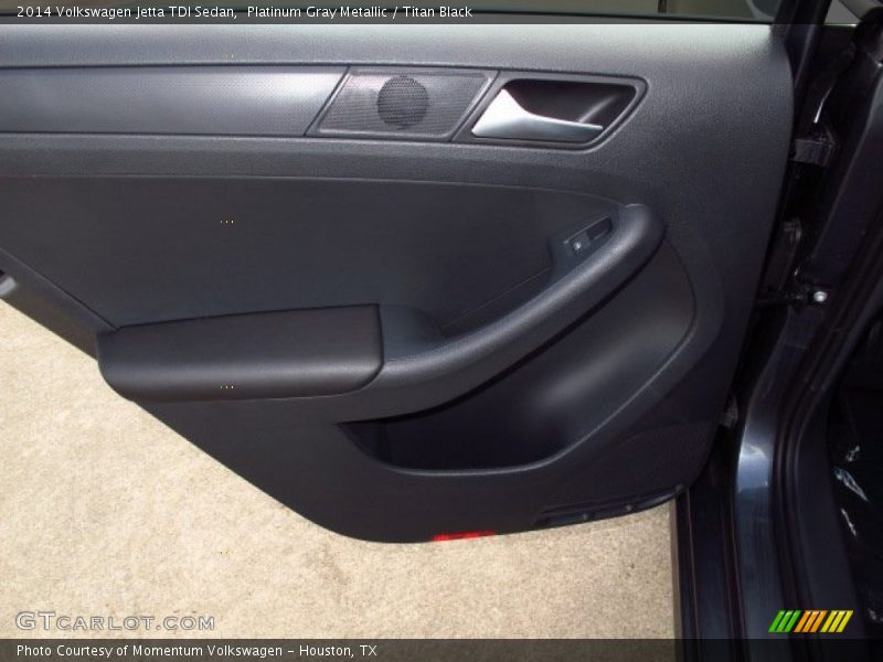 Platinum Gray Metallic / Titan Black 2014 Volkswagen Jetta TDI Sedan