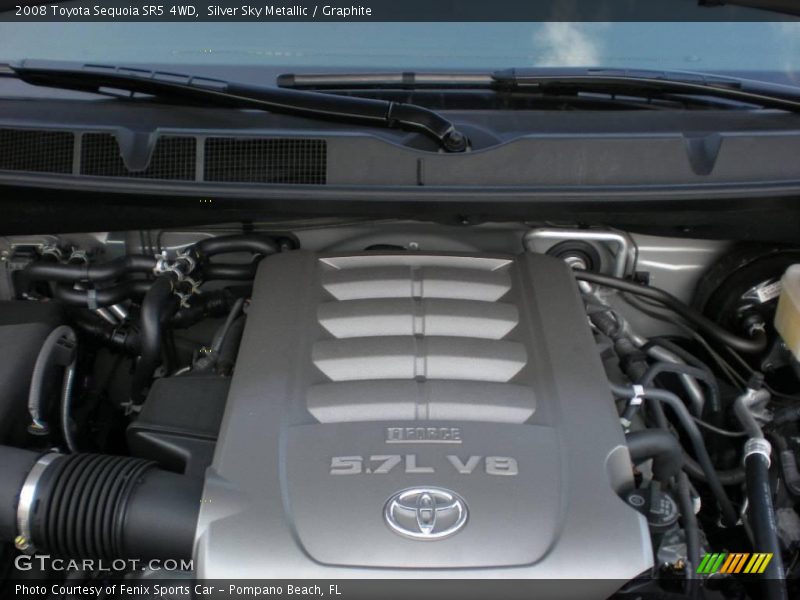Silver Sky Metallic / Graphite 2008 Toyota Sequoia SR5 4WD