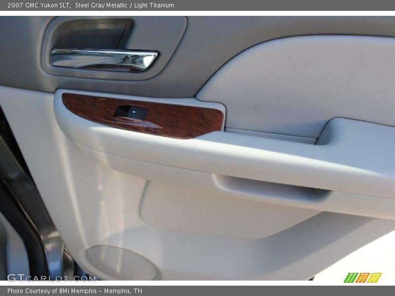 Steel Gray Metallic / Light Titanium 2007 GMC Yukon SLT