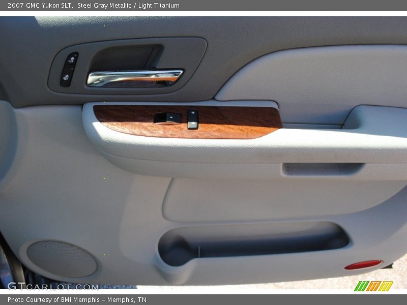 Steel Gray Metallic / Light Titanium 2007 GMC Yukon SLT