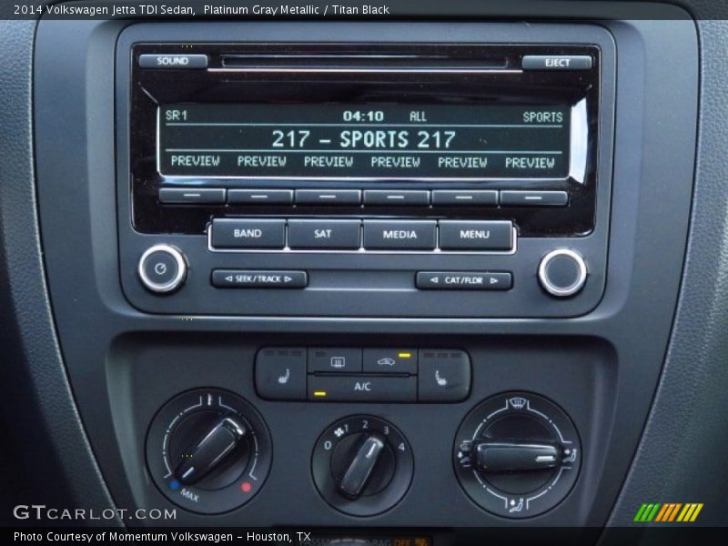 Platinum Gray Metallic / Titan Black 2014 Volkswagen Jetta TDI Sedan