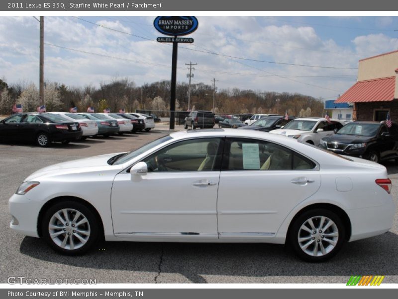 Starfire White Pearl / Parchment 2011 Lexus ES 350