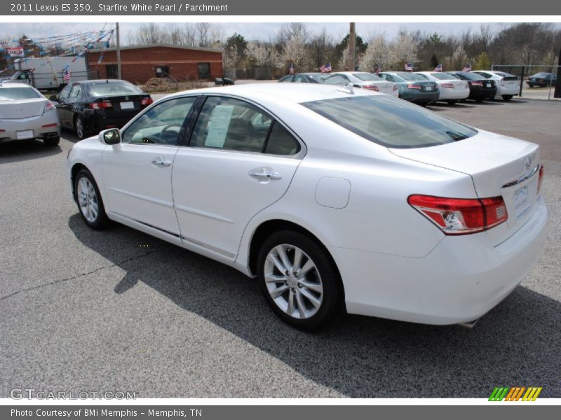 Starfire White Pearl / Parchment 2011 Lexus ES 350