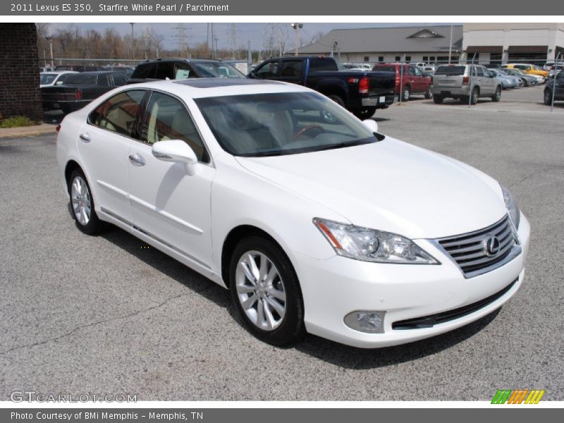 Starfire White Pearl / Parchment 2011 Lexus ES 350