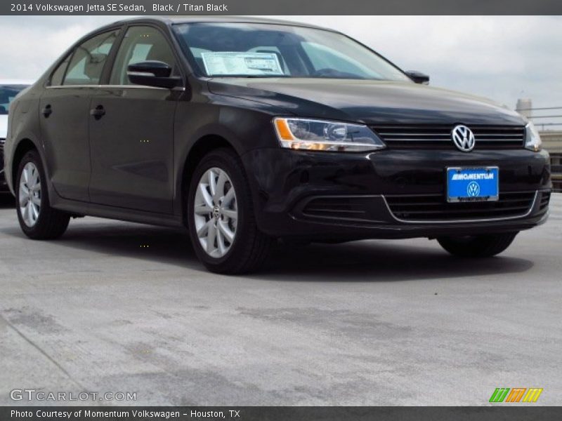 Black / Titan Black 2014 Volkswagen Jetta SE Sedan