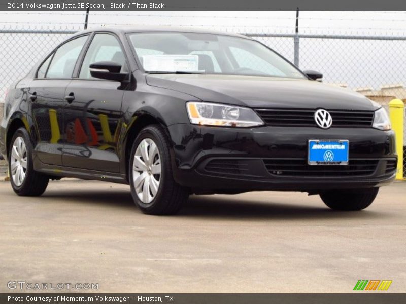 Black / Titan Black 2014 Volkswagen Jetta SE Sedan