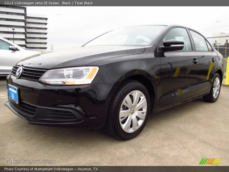 Black / Titan Black 2014 Volkswagen Jetta SE Sedan