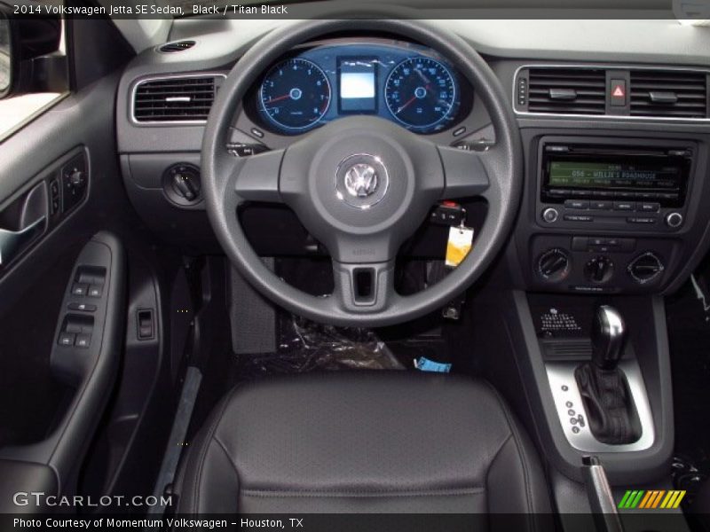 Black / Titan Black 2014 Volkswagen Jetta SE Sedan