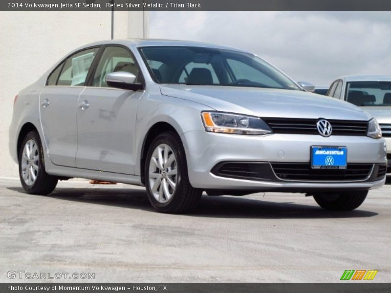 Reflex Silver Metallic / Titan Black 2014 Volkswagen Jetta SE Sedan