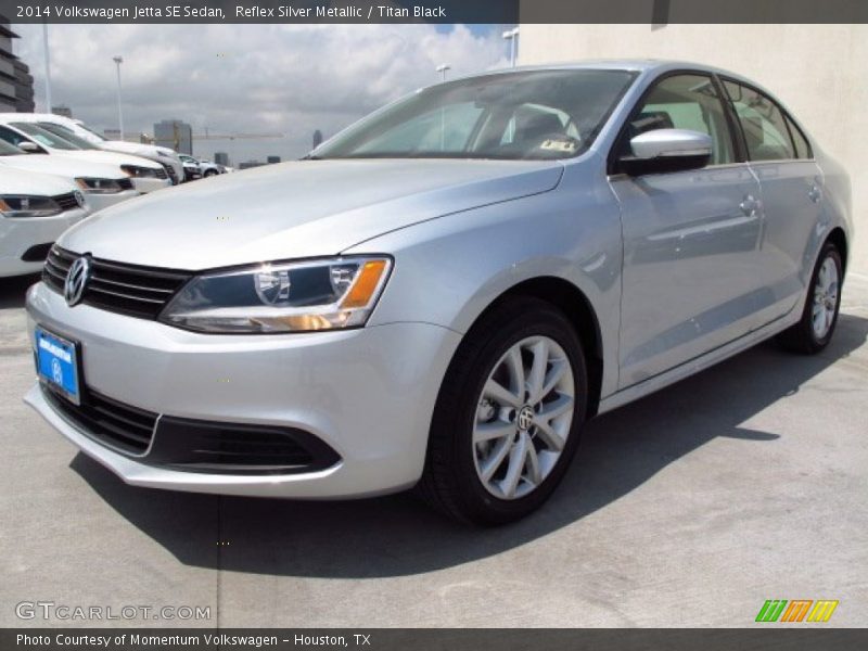 Reflex Silver Metallic / Titan Black 2014 Volkswagen Jetta SE Sedan