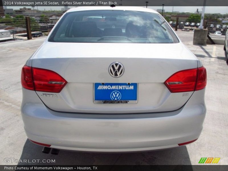 Reflex Silver Metallic / Titan Black 2014 Volkswagen Jetta SE Sedan