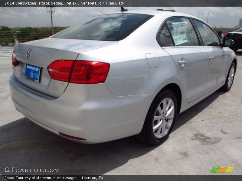 Reflex Silver Metallic / Titan Black 2014 Volkswagen Jetta SE Sedan