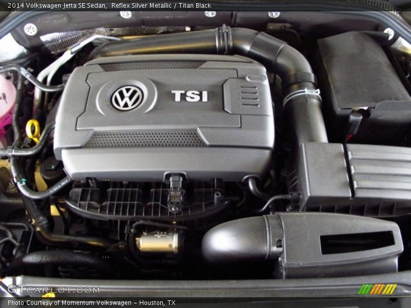 Reflex Silver Metallic / Titan Black 2014 Volkswagen Jetta SE Sedan