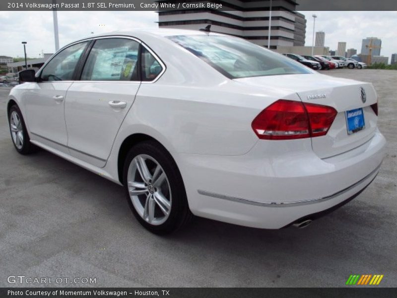 Candy White / Cornsilk Beige 2014 Volkswagen Passat 1.8T SEL Premium