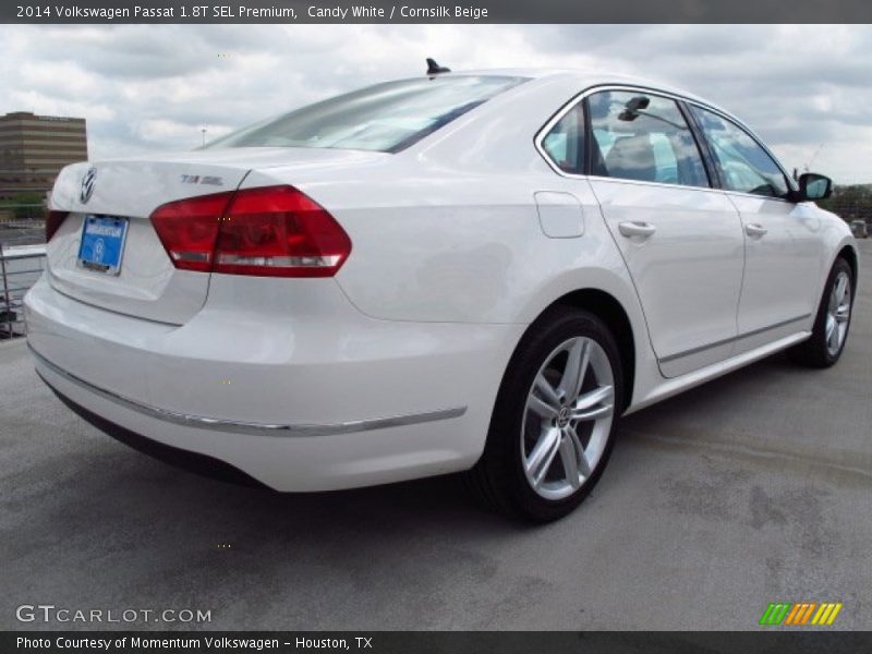 Candy White / Cornsilk Beige 2014 Volkswagen Passat 1.8T SEL Premium