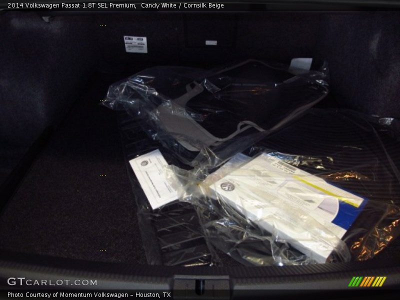 Candy White / Cornsilk Beige 2014 Volkswagen Passat 1.8T SEL Premium
