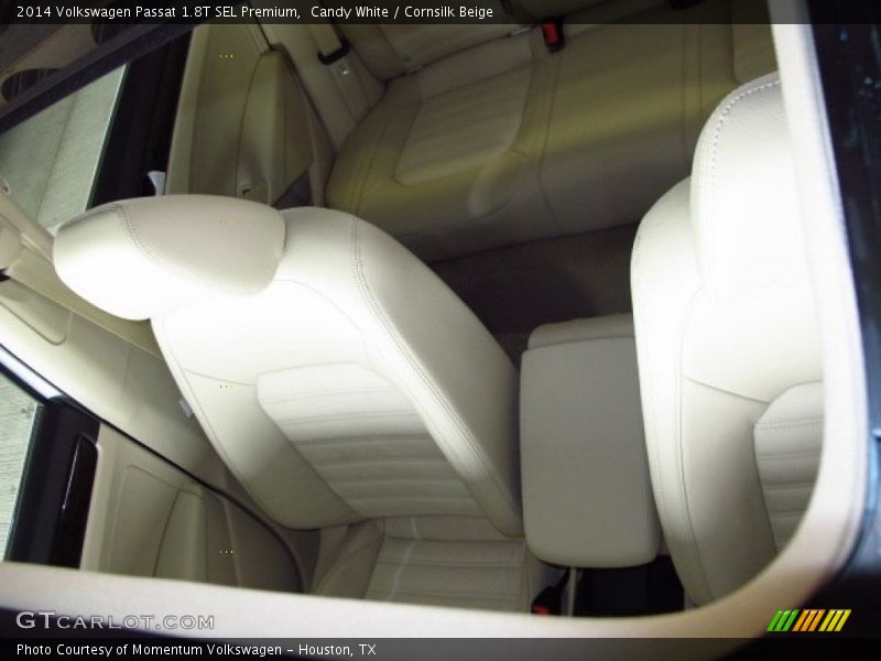 Candy White / Cornsilk Beige 2014 Volkswagen Passat 1.8T SEL Premium