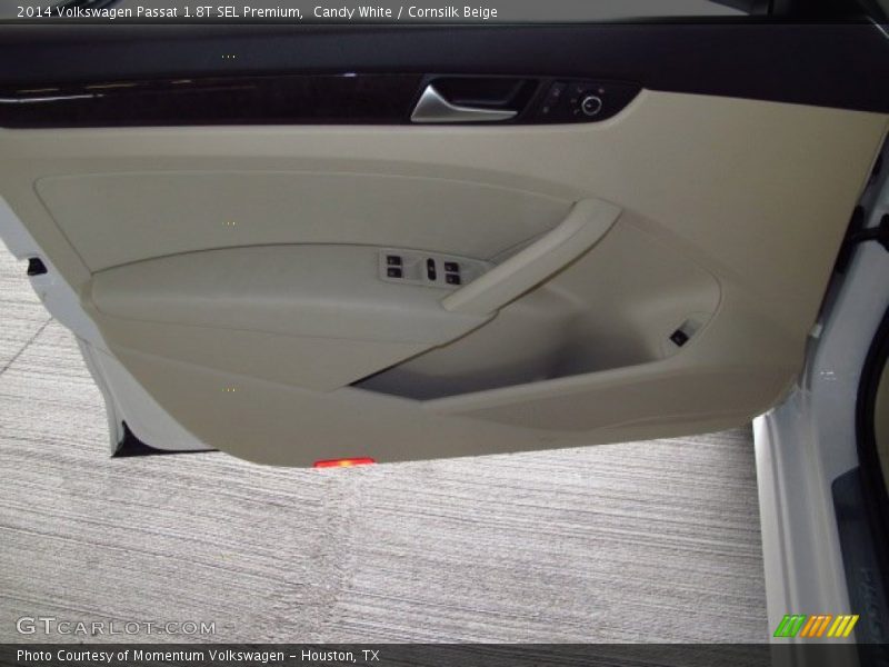 Candy White / Cornsilk Beige 2014 Volkswagen Passat 1.8T SEL Premium