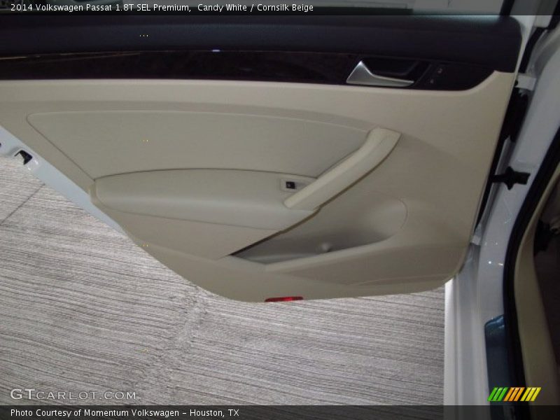 Candy White / Cornsilk Beige 2014 Volkswagen Passat 1.8T SEL Premium