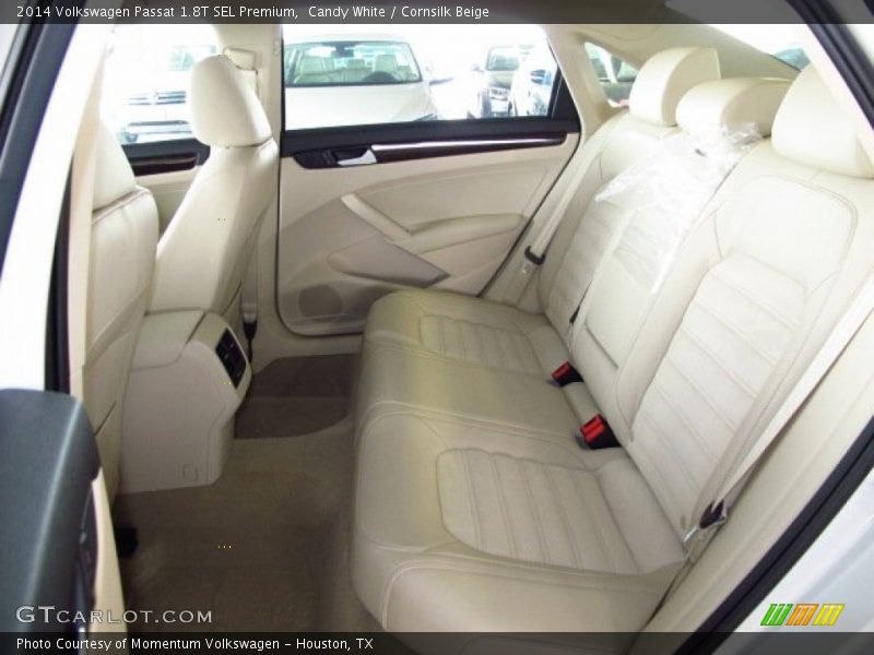 Candy White / Cornsilk Beige 2014 Volkswagen Passat 1.8T SEL Premium