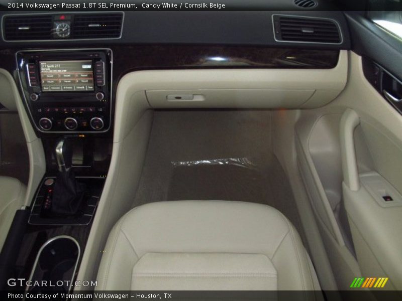 Candy White / Cornsilk Beige 2014 Volkswagen Passat 1.8T SEL Premium