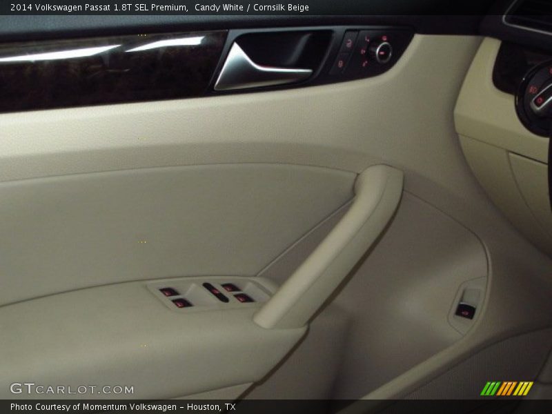 Candy White / Cornsilk Beige 2014 Volkswagen Passat 1.8T SEL Premium