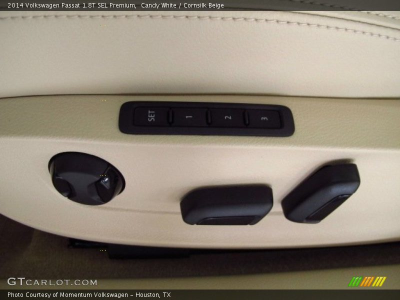 Candy White / Cornsilk Beige 2014 Volkswagen Passat 1.8T SEL Premium