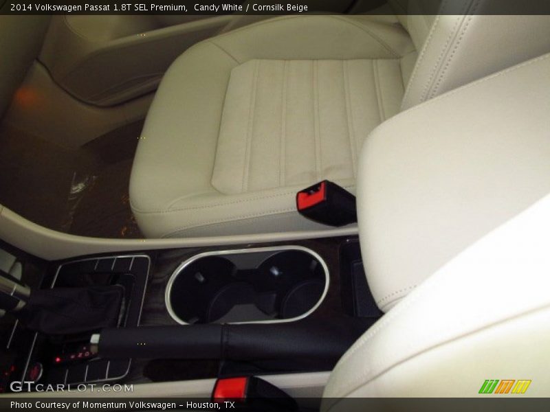 Candy White / Cornsilk Beige 2014 Volkswagen Passat 1.8T SEL Premium