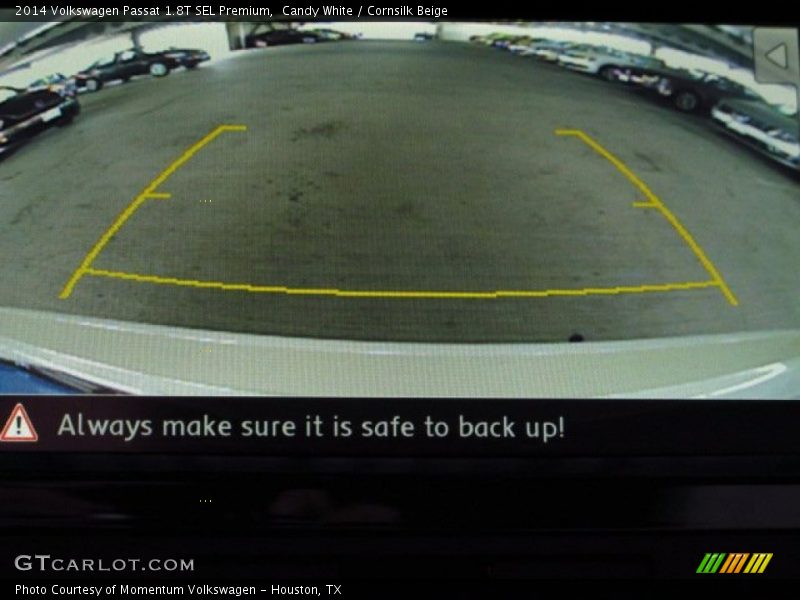 Candy White / Cornsilk Beige 2014 Volkswagen Passat 1.8T SEL Premium