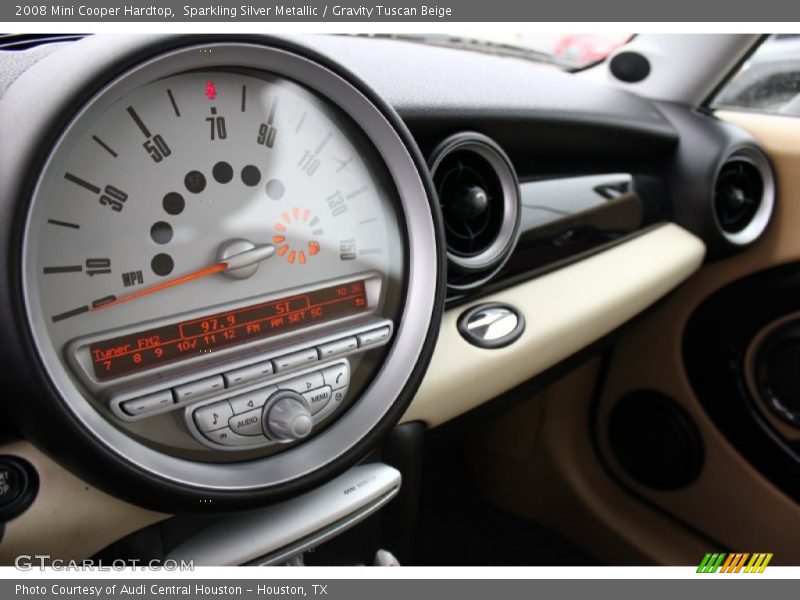 Sparkling Silver Metallic / Gravity Tuscan Beige 2008 Mini Cooper Hardtop