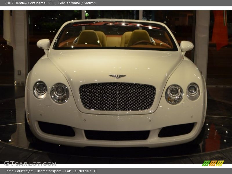 Glacier White / Saffron 2007 Bentley Continental GTC