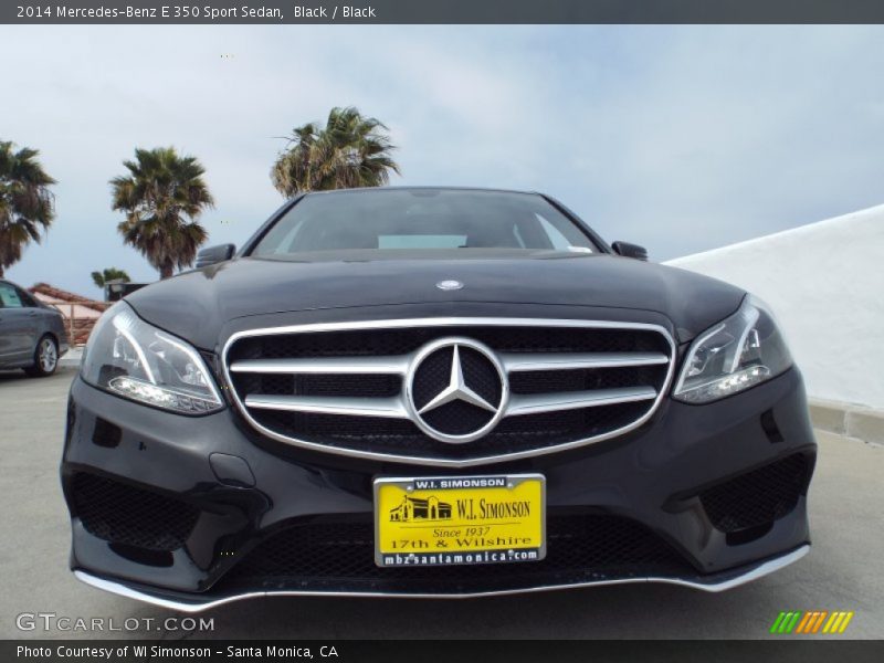 Black / Black 2014 Mercedes-Benz E 350 Sport Sedan