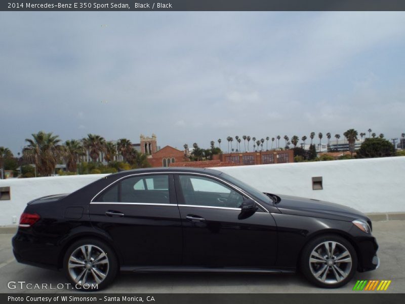 Black / Black 2014 Mercedes-Benz E 350 Sport Sedan