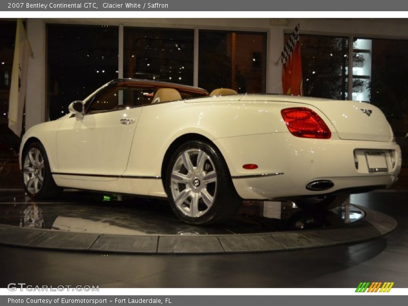 Glacier White / Saffron 2007 Bentley Continental GTC