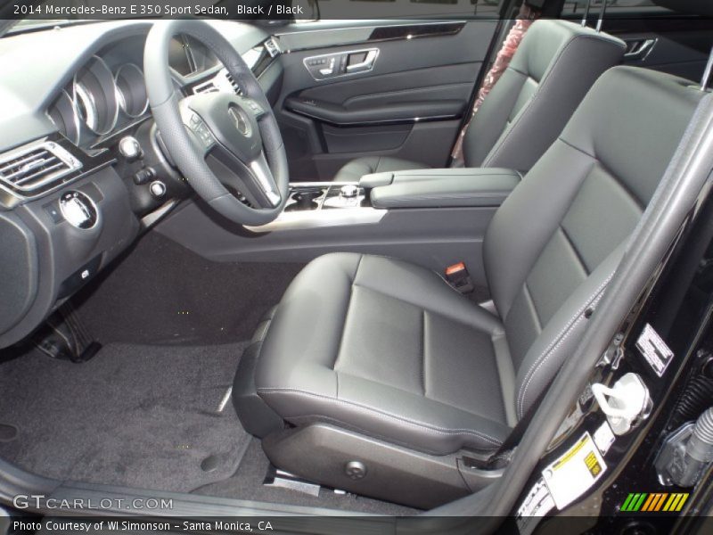 Black / Black 2014 Mercedes-Benz E 350 Sport Sedan