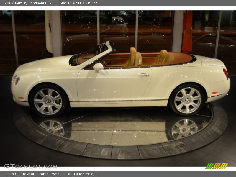 Glacier White / Saffron 2007 Bentley Continental GTC